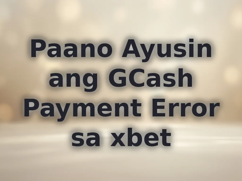 GCash payment help