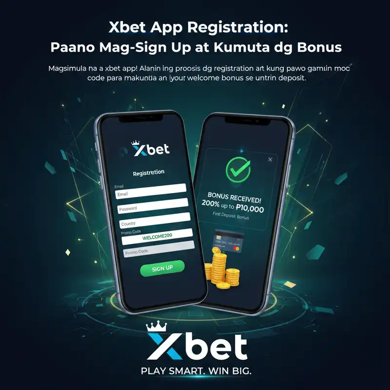 Xbet App Registration Promo Banner